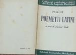 Poemetti latini scelti e commenti da Luciano Vischi