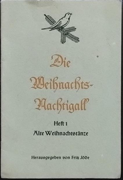 Die Weibrachts Nachtigall. 1 - copertina