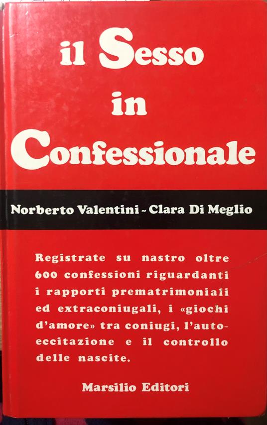 Il Sesso in Confessionale - Agostino Valentini - copertina