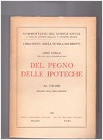 Del Pegno Delle Ipoteche Libro Sesto Art. 2784-2899