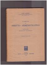 Corso di Diritto Amministrativo Volume Primo Principi Generali