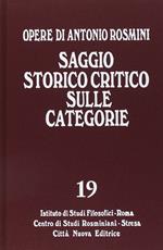 Saggio storico sulle categorie