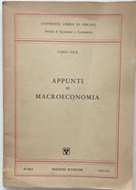 Appunti di macroeconomia