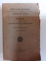 Storia della letteratura italiana vol. II