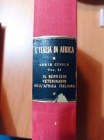 Il servizio veterinario nell'Africa Italiana