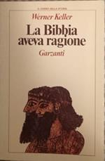 La Bibbia aveva ragione