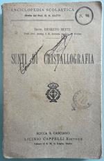 Sunti di cristallografia