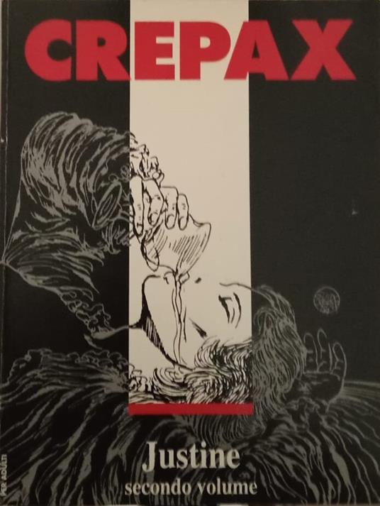 Justine ( secondo volume) - Guido Crepax - copertina