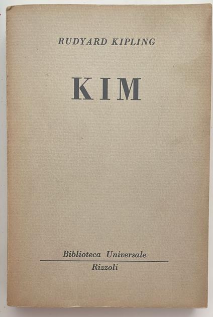 Kim - Rudyard Kipling - copertina