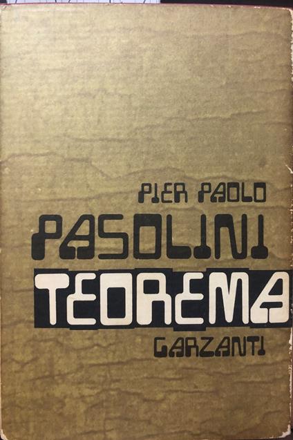 Teorema - Pier Paolo Pasolini - copertina