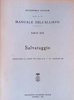 Manuale dell'allievo PARTE XVII Salvataggio