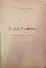 Lezioni di analisi algebrica