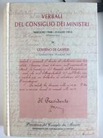 Verbali del Consiglio dei Ministri II Governo De Gasperi