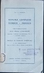 Manuale completo teorico e pratico di preparazione alla prima comunione