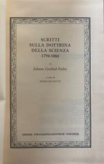 Scritti sulla dottrina della scienza (1794-1804)