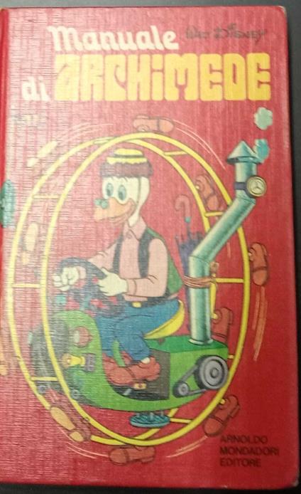 Manuale di archimede - Walt Disney - copertina