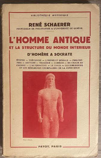 L' homme antique et la structure du monde intérieur - D'Homère à Socrate - copertina