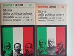 Storia della politica esterna italiana Vol. 1 e 2