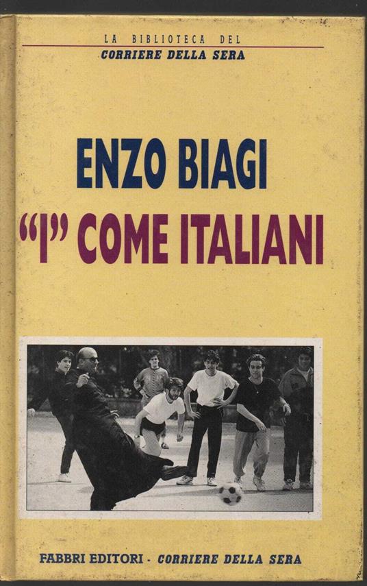 "i" come italiani - Enzo Biagi - copertina