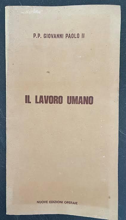 Il lavoro umano - copertina