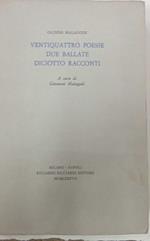 Olindo Malagodi. Ventiquattro poesie, due ballate, diciotto racconti