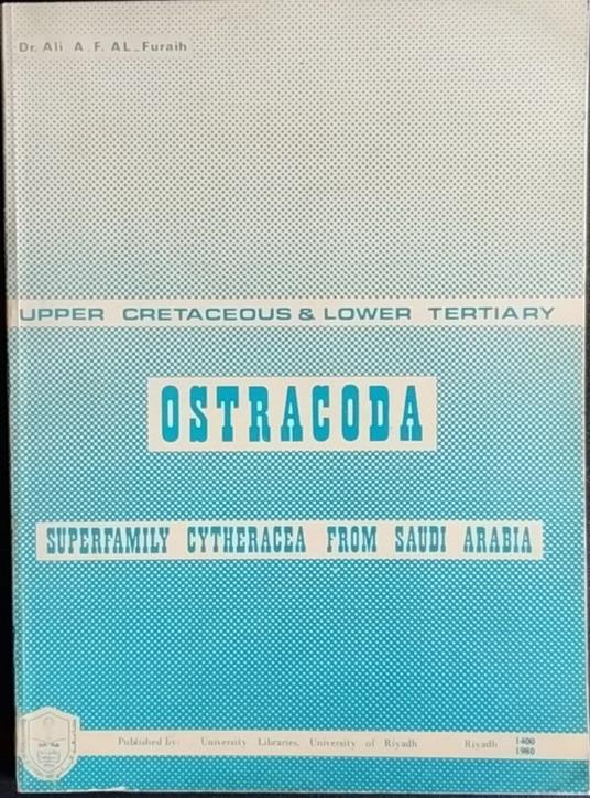 Upper cretaceous & lower tertiary. Ostracoda - copertina