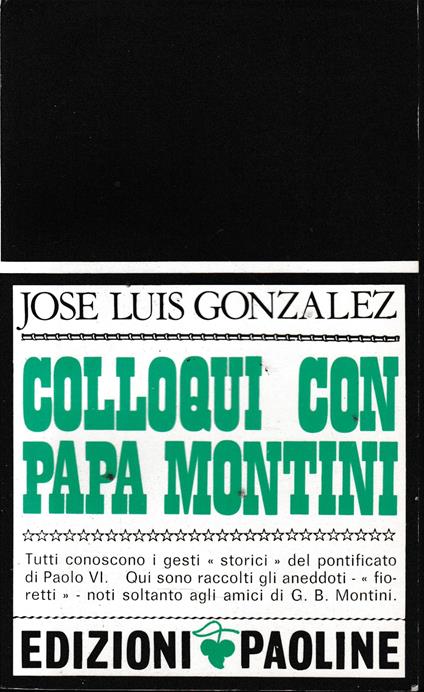 Colloqui con Papa Montini - copertina