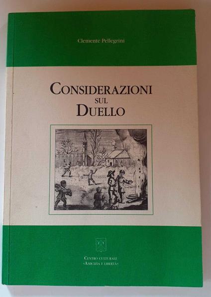 Considerazioni sul duello - copertina