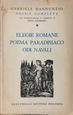 Elegie romane. Poema paradisiaco. Odi navali