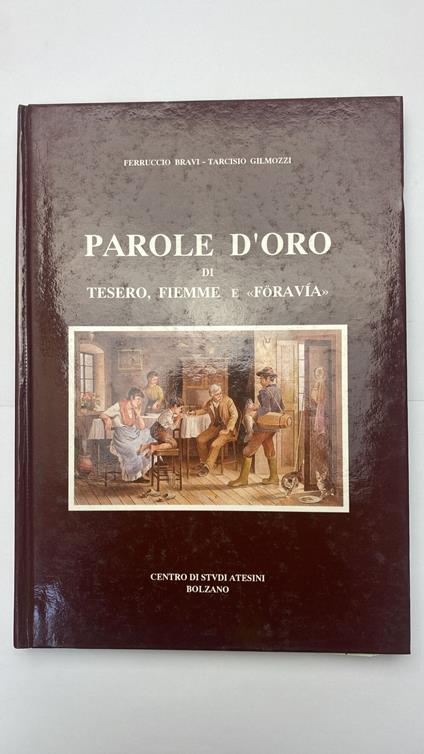 Parole d'oro - copertina