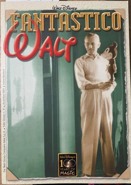 Fantastico Walt - Walt Disney - copertina