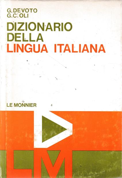 Dizionario della lingua italiana - copertina