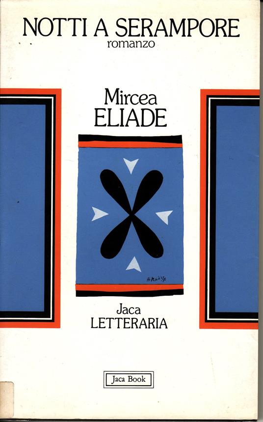 Notti a Serampore - Mircea Eliade - copertina