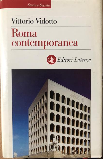 Roma contemporanea - Vittorio Vidotto - copertina