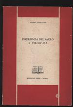 Esperienza Del Sacro E Filosofia