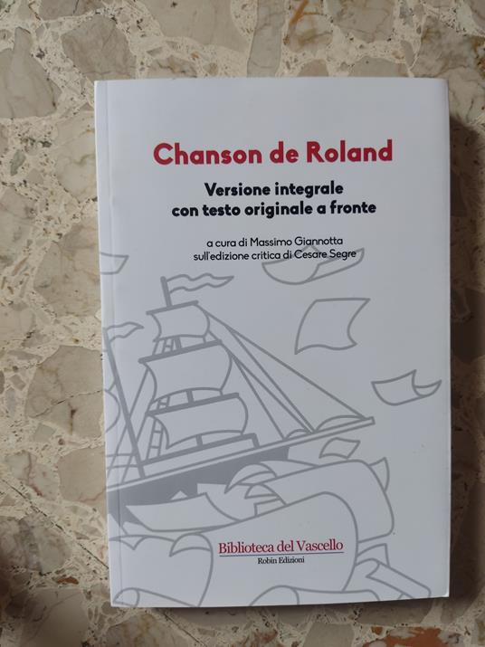 Chanson de Roland (versione integrale con testo originale a fronte) - copertina