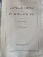 Giornale critico della filosofia italiana