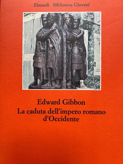 La caduta dell'Impero romano d'Occidente - Edward Gibbon - copertina