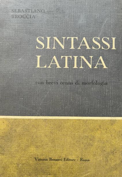 Sintassi latina - copertina