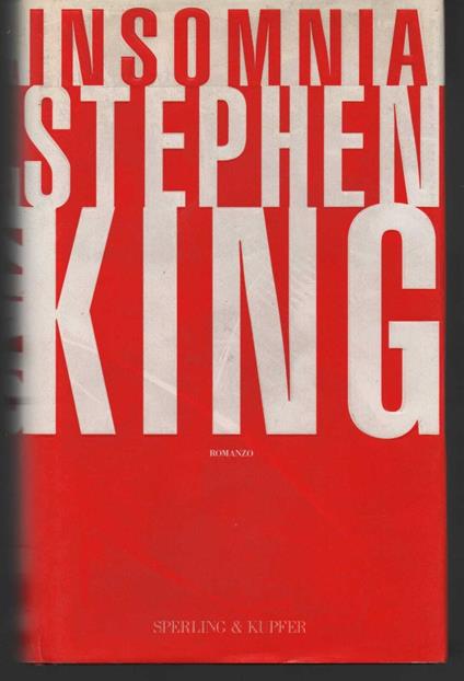 Insomnia - Stephen King - copertina