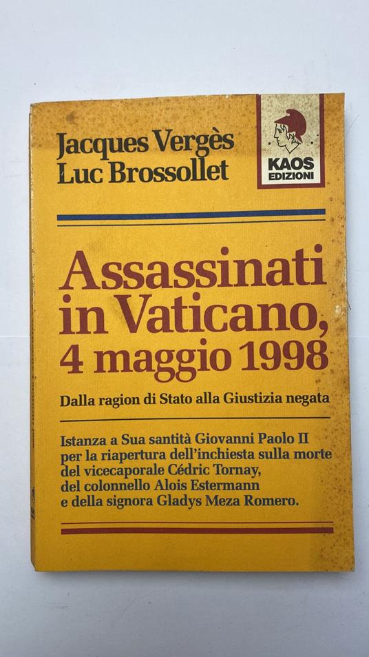 Assassinati in Vaticano - copertina