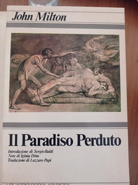 Il Paradiso Perduto - John Milton - copertina