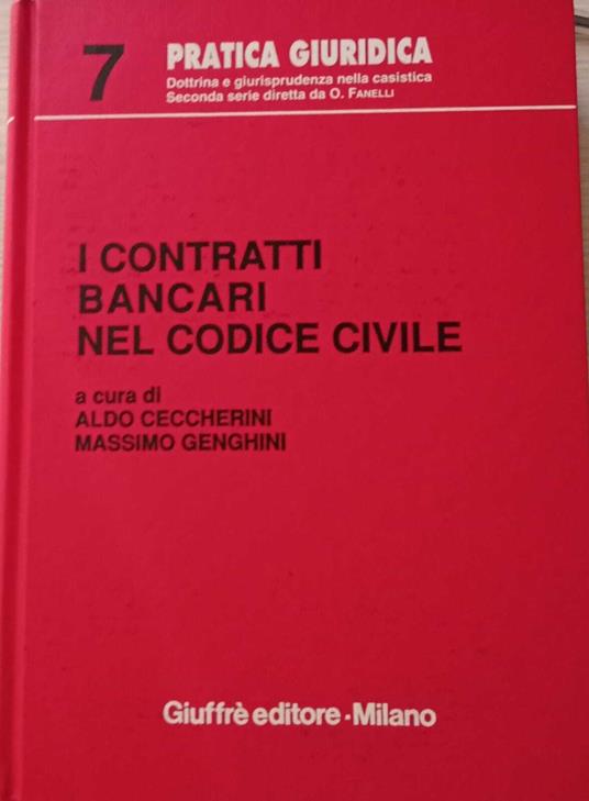 I contratti bancari nel codice civile - copertina