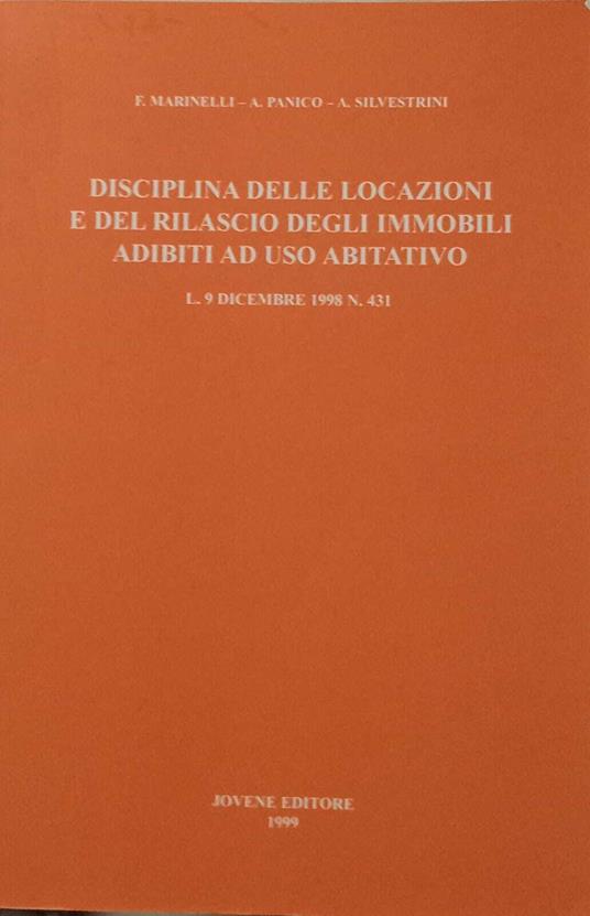 Disciplina delle locazioni e del rilascio degli immobili adibiti ad uso abitativo. Legge 9 dicembre 1998, n. 431 - copertina