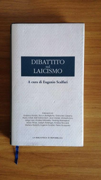 Dibattito sul laicismo - copertina