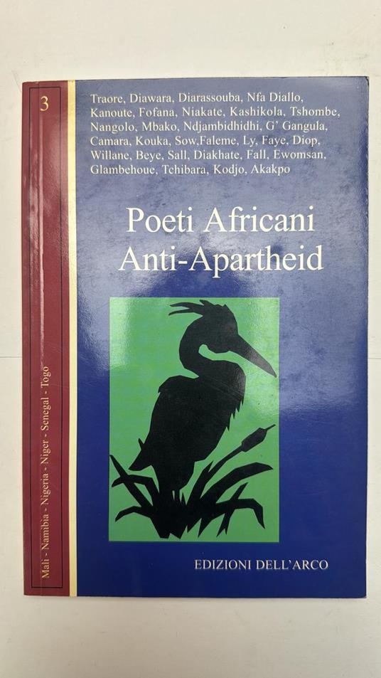 Poeti africani anti-apartheid. Vol. 3 - copertina