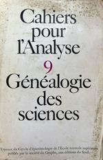 Cahiers pour l'analyse 9 Genealogie des sciences