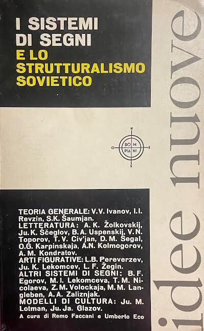 I sistemi di segni e lo strutturalismo sovietico - copertina