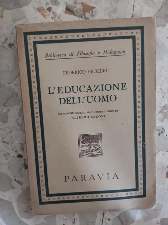 L' educazione dell'uomo - copertina