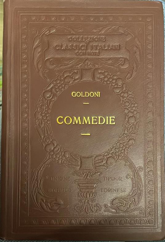 Commedie (La Moglie saggia- La Vedova scaltra) - Carlo Goldoni - copertina